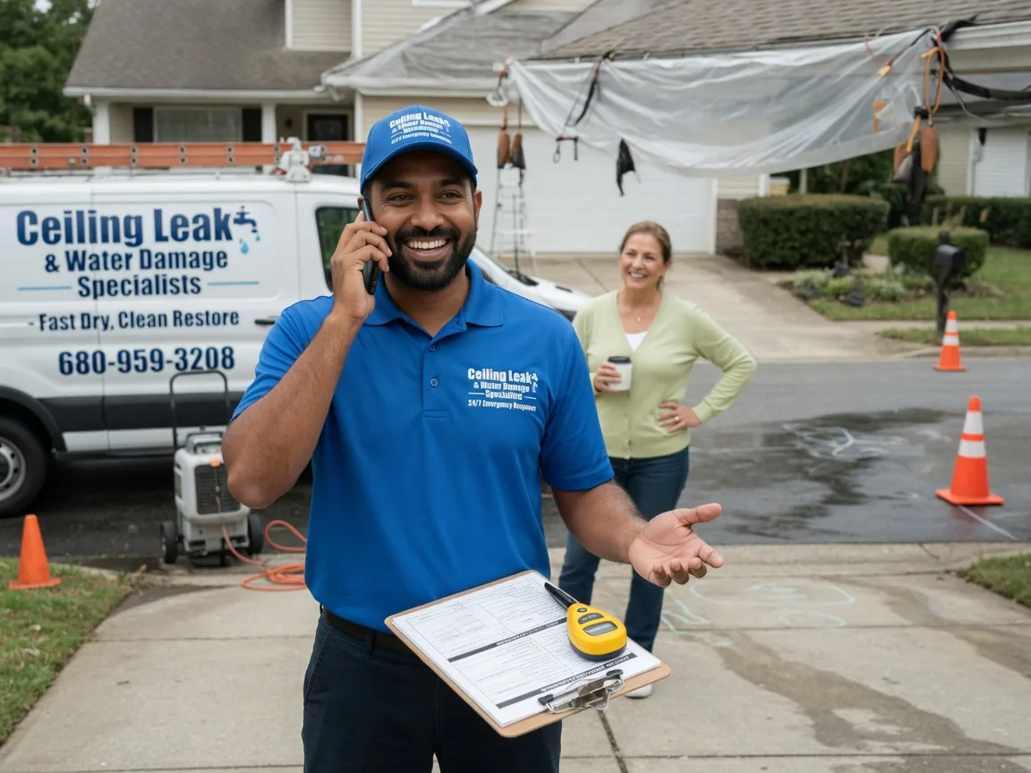 Ceiling Leak Cleanup Long Lane, MO FAQs